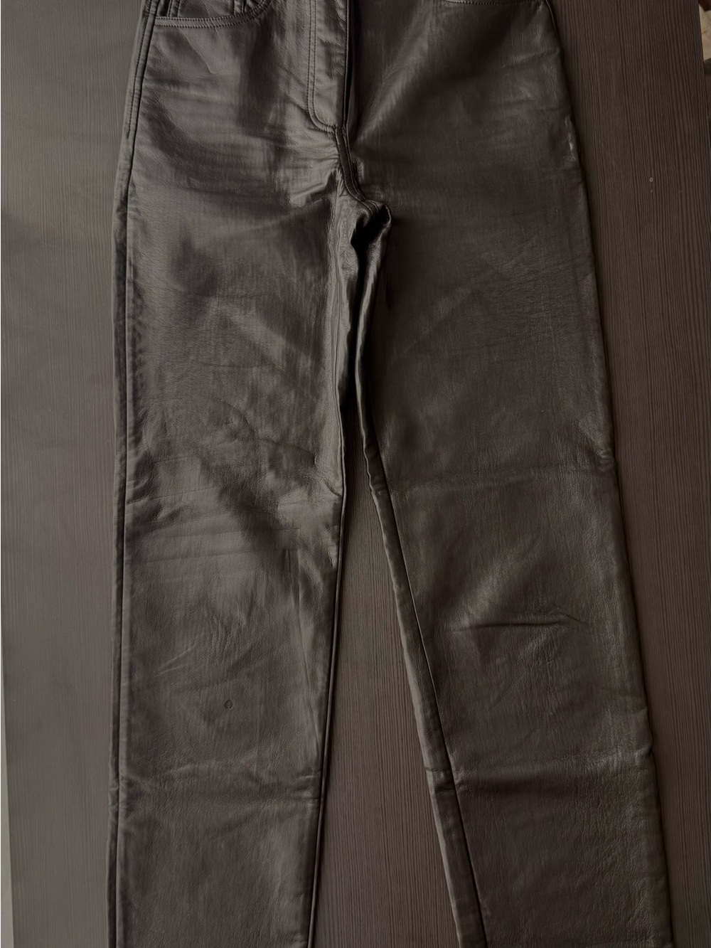 Wilfred Black The Melina Faux-Leather Pants